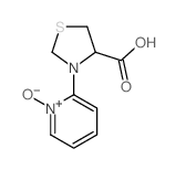3-(1-oxidopyridin-6-yl)thiazolidine-4-carboxylic acid structure