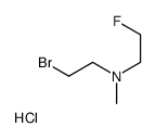 2-bromoethyl-(2-fluoroethyl)-methylazanium,chloride Structure