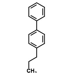 4-Propylbiphenyl Structure
