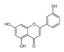 2-(3'-methoxyphenyl)-5,7-dihydroxyl-flavone Structure