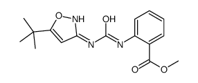 Methyl 2-({[5-(2-methyl-2-propanyl)-1,2-oxazol-3-yl]carbamoyl}ami no)benzoate结构式