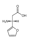 (R)-3-Amino-3-(2-furyl)-propionic acid结构式