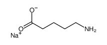Sodium 5-aminopentanoate Structure