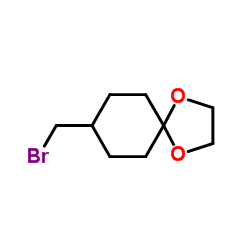 8-(Bromomethyl)-1,4-dioxaspiro[4.5]decane Structure