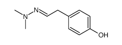 (4-Hydroxyphenyl)acetaldehyd-dimethylhydrazon Structure