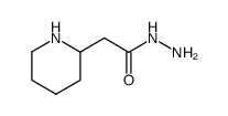 2-Piperidineacetic acid,hydrazide结构式
