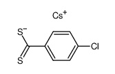 cesium 4-chlorobenzodithioate结构式