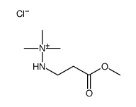 [(3-methoxy-3-oxopropyl)amino]-trimethylazanium,chloride结构式