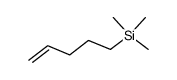4-pentenyl-Si(CH3)3结构式