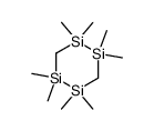 1,1,2,2,4,4,5,5-octamethyl-1,2,4,5-tetrasilacyclohexane结构式