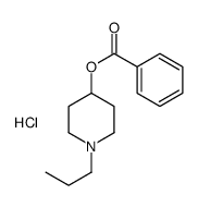 (1-propylpiperidin-4-yl) benzoate,hydrochloride结构式