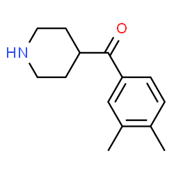 Methanone, (3,4-dimethylphenyl)-4-piperidinyl- (9CI)结构式