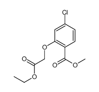 methyl 4-chloro-2-(2-ethoxy-2-oxoethoxy)benzoate Structure