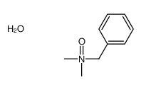 Benzenemethanamine,N,N-dimethyl-,N-oxide,monohydrate (9CI) Structure
