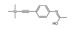N-[4-(2-trimethylsilylethynyl)phenyl]acetamide结构式
