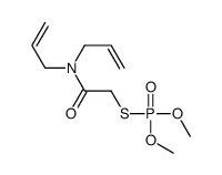 2-dimethoxyphosphorylsulfanyl-N,N-bis(prop-2-enyl)acetamide Structure