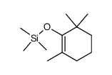 2,2,6-trimethyl-1-trimethylsilyloxy-cyclohexene结构式