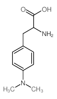 2-amino-3-(4-dimethylaminophenyl)propanoic acid结构式