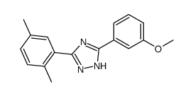 5-(3-Methoxyphenyl)-3-(2,5-xylyl)-1H-1,2,4-triazole Structure