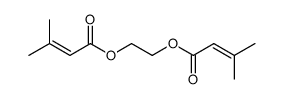 1,2-ethanediyl 3-methyl-2-butenoate Structure