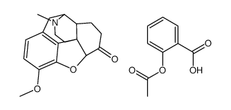 (4R,4aR,7aR,12bS)-9-methoxy-3-methyl-1,2,4,4a,5,6,7a,13-octahydro-4,12-methanobenzofuro[3,2-e]isoquinoline-7-one,2-acetyloxybenzoic acid Structure