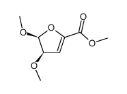 ethyl cis-4,5-dimethoxy-4,5-dihydrofuroate Structure