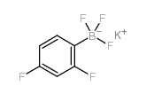 2,4-二氟苯基三氟硼酸钾结构式