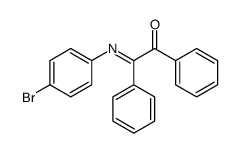2-(4-bromophenyl)imino-1,2-diphenylethanone Structure