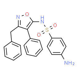 Sulfanilamide,N1-(3-benzyl-4-phenyl-5-isoxazolyl)- (5CI) Structure