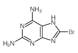 8-bromo-5H-purine-2,6-diamine Structure