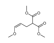 (Z)-Dimethyl 2-(3-methoxy-2-propenyl)-1,3-propanedioate结构式