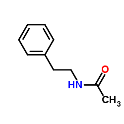 N-(2-苯乙基)乙酰胺结构式