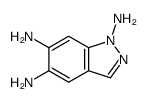 1H-吲唑-1,5,6-三胺结构式