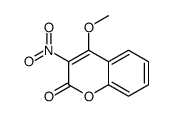 4-methoxy-3-nitrochromen-2-one Structure