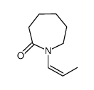 (Z)-1-(prop-1-en-1-yl)azepan-2-one结构式