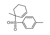 1-methyl-4-(1-methylcyclohex-2-en-1-yl)sulfonylbenzene结构式