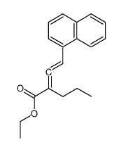 2-Naphthalen-1-ylvinylidene-pentanoic acid ethyl ester结构式