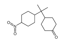4-[2-(4-nitrocyclohexyl)propan-2-yl]cyclohexan-1-one Structure