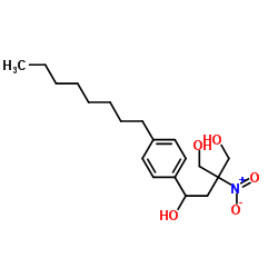 3-(Hydroxymethyl)-3-nitro-1-(4-octylphenyl)-1,4-butanediol Structure