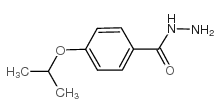 4-异丙氧基苯甲酸肼结构式