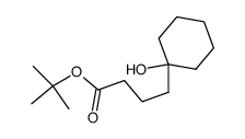 tert-butyl 4-(1-hydroxycyclohexyl)butanoate Structure