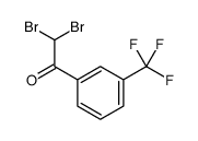 2,2-dibromo-1-[3-(trifluoromethyl)phenyl]ethanone结构式