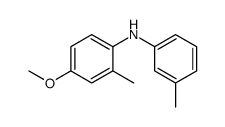 4-methoxy-2-methyl-N-(3-methylphenyl)aniline Structure