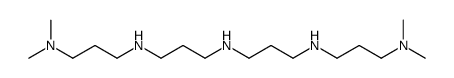 N-[3-(dimethylamino)propyl]-N'-[3-[[3-(dimethylamino)propyl]amino]propyl]propane-1,3-diamine结构式