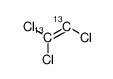 Trichloroethene-13C2 Structure