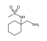 N-[1-(氨基甲基)环己基]甲磺酰胺盐酸盐结构式