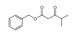 Pentanoic acid, 4-methyl-3-oxo-, phenylmethyl ester Structure