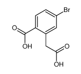 4-BROMO-2-(CARBOXYMETHYL)BENZOIC ACID structure