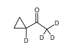 Cyclopropyl-1 Methyl-Ketone-d4结构式