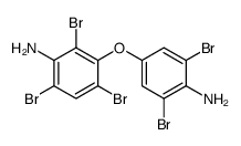 Benzenamine, 3-(4-amino-3,5-dibromophenoxy)-2,4,6-tribromo Structure